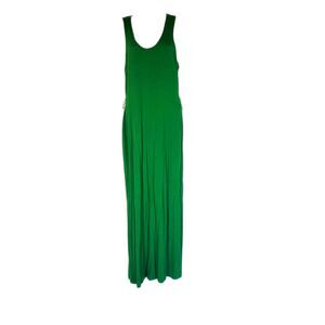 Cynthia Rowley Green Racerback Maxi Dress Size Small